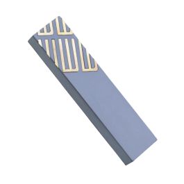 Concrete and Brass Mezuzah by the Israel Museum: Dark Blue