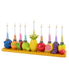 Fresh Fruit Menorah