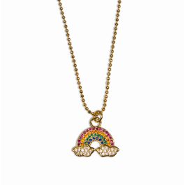 Rainbow Necklace by Little Miss Zoe