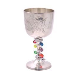 Silverplate Beaded Baby Kiddush Cup by Jillery